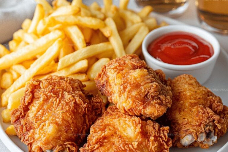 Crispy Chicken Tenders with Fries Recipe
