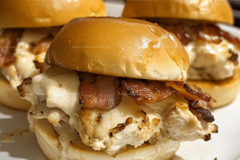 Chicken Bacon Ranch Sliders Recipe