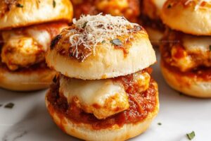 Mini Chicken Parm Sliders Recipe