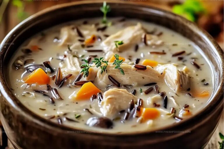 Creamy Mushroom Chicken And Wild Rice Soup Recipe