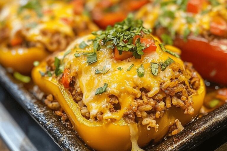 Colorful Stuffed Bell Peppers Recipe