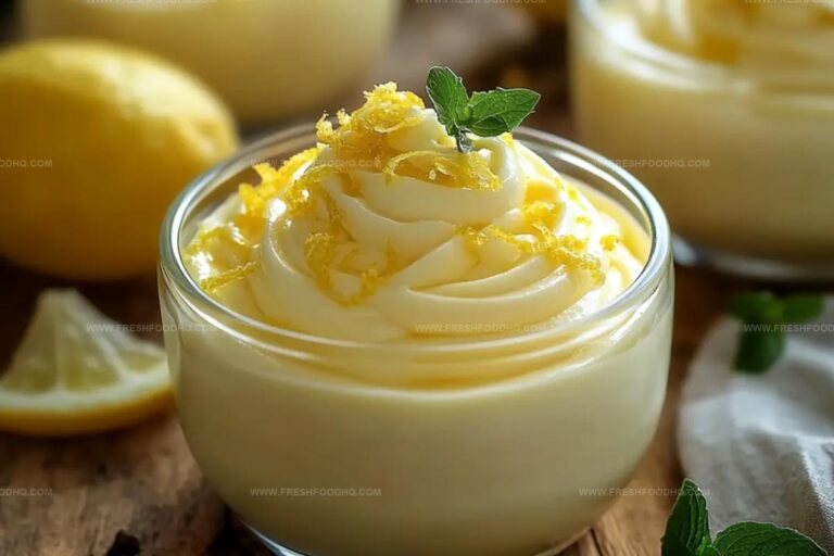 Lemon Velvet Mousse Bliss Recipe