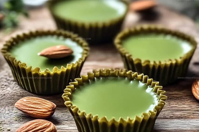 Matcha Coconut Almond Butter Cups Recipe