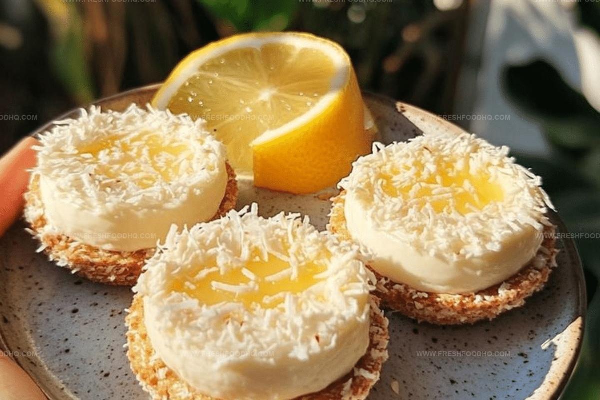 Lemon Coconut Cheesecake Cookies Recipe