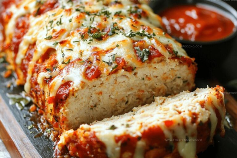 Savory Garlic Parmesan Chicken Loaf Recipe
