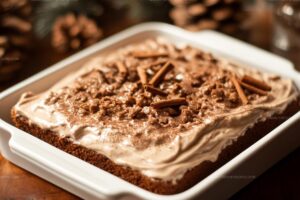 Jolly Gingerbread Cake with Cinnamon Molasses Frosting Recipe