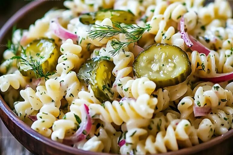 Dill Pickle Pasta Salad Recipe