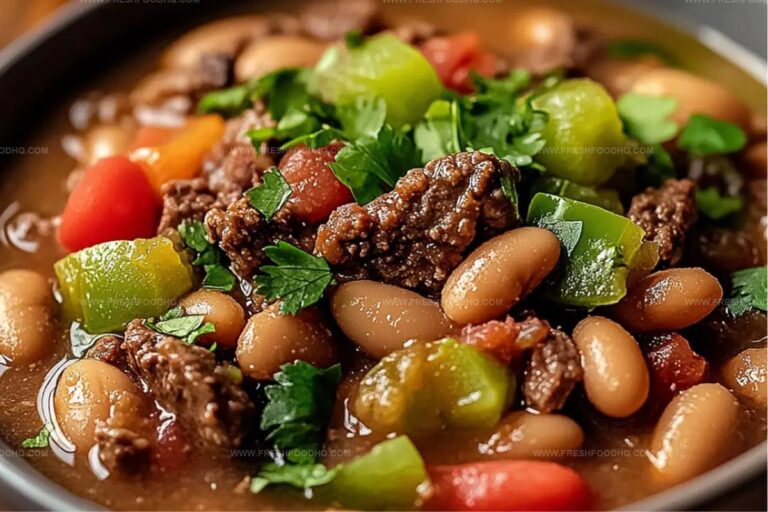 Slow Cooker Pinto Beans, Green Chile, And Beef Recipe