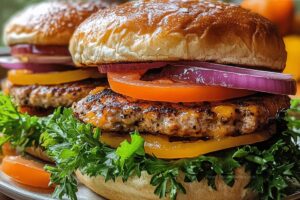 Spicy Southwest Turkey Burgers Recipe