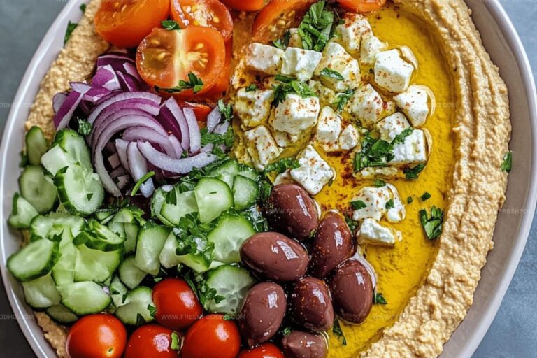 Greek-Style Loaded Hummus Recipe