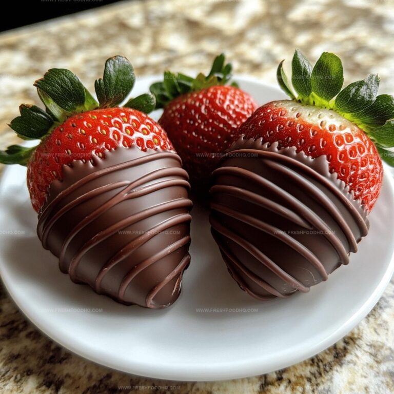 Chocolate Covered Cheesecake Strawberries Recipe