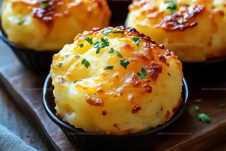 Golden Cheesy Mashed Potato Bites Recipe