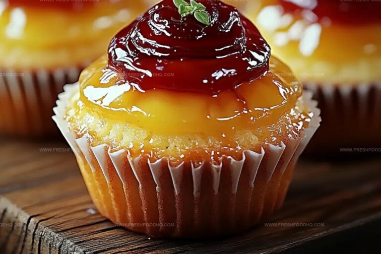 Pineapple Upside-Down Cupcakes Recipe