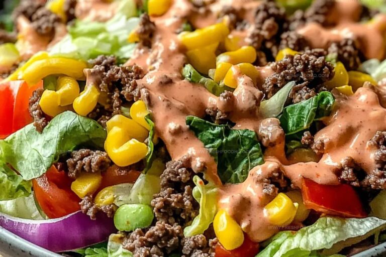 Keto Big Mac Salad Recipe