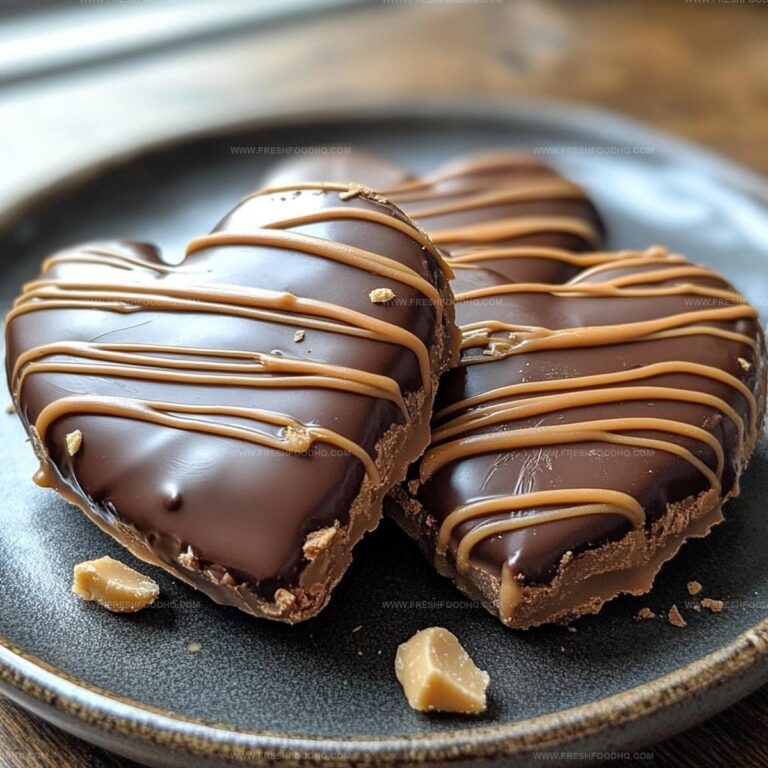 Chocolate Peanut Butter Valentines Heart Recipe