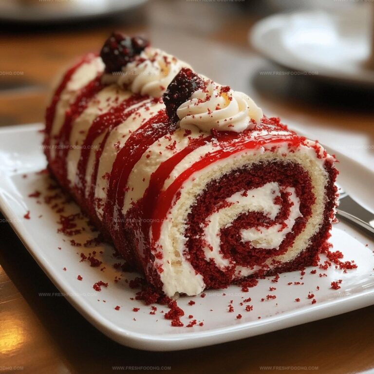 Red Velvet Cake Roll Recipe