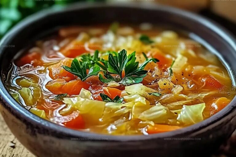 Slim & Savory Cabbage Detox Soup Recipe