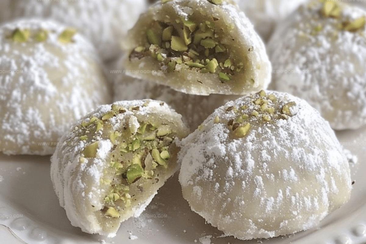 Pistachio Snowball Cookies Recipe
