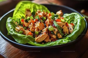 Thai Chicken Lettuce Wraps Recipe