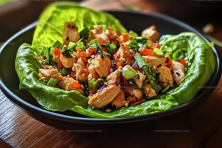 Thai Chicken Lettuce Wraps Recipe