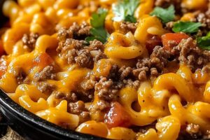 Cheesy Beef Taco Pasta Recipe
