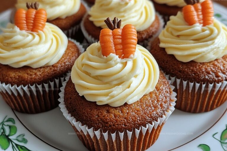 Classic Carrot Cupcakes Recipe