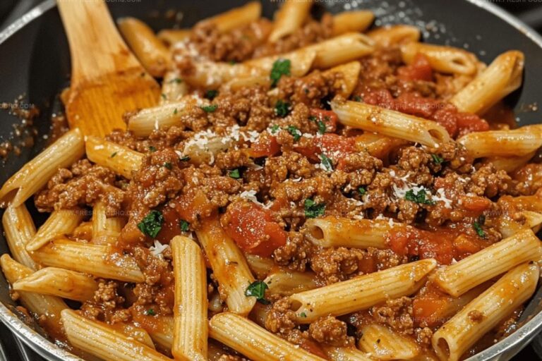 Beef Pasta in Tomato Sauce Recipe