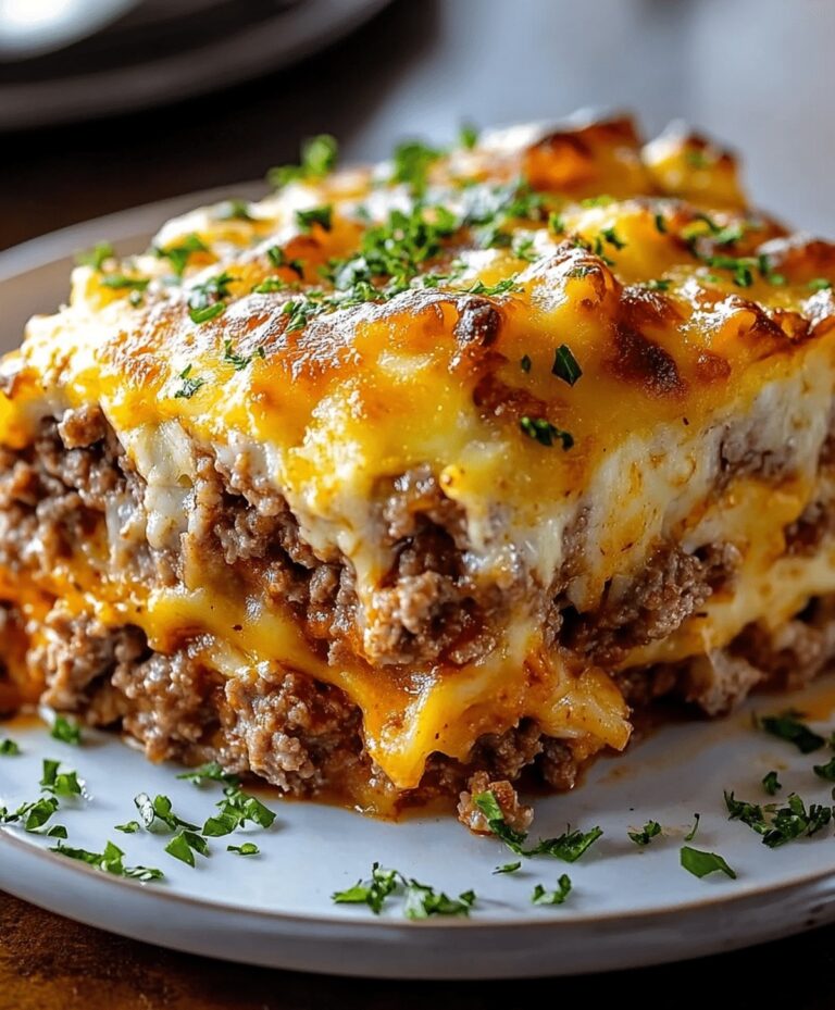 Cheesy Loaded Meatloaf Casserole Recipe