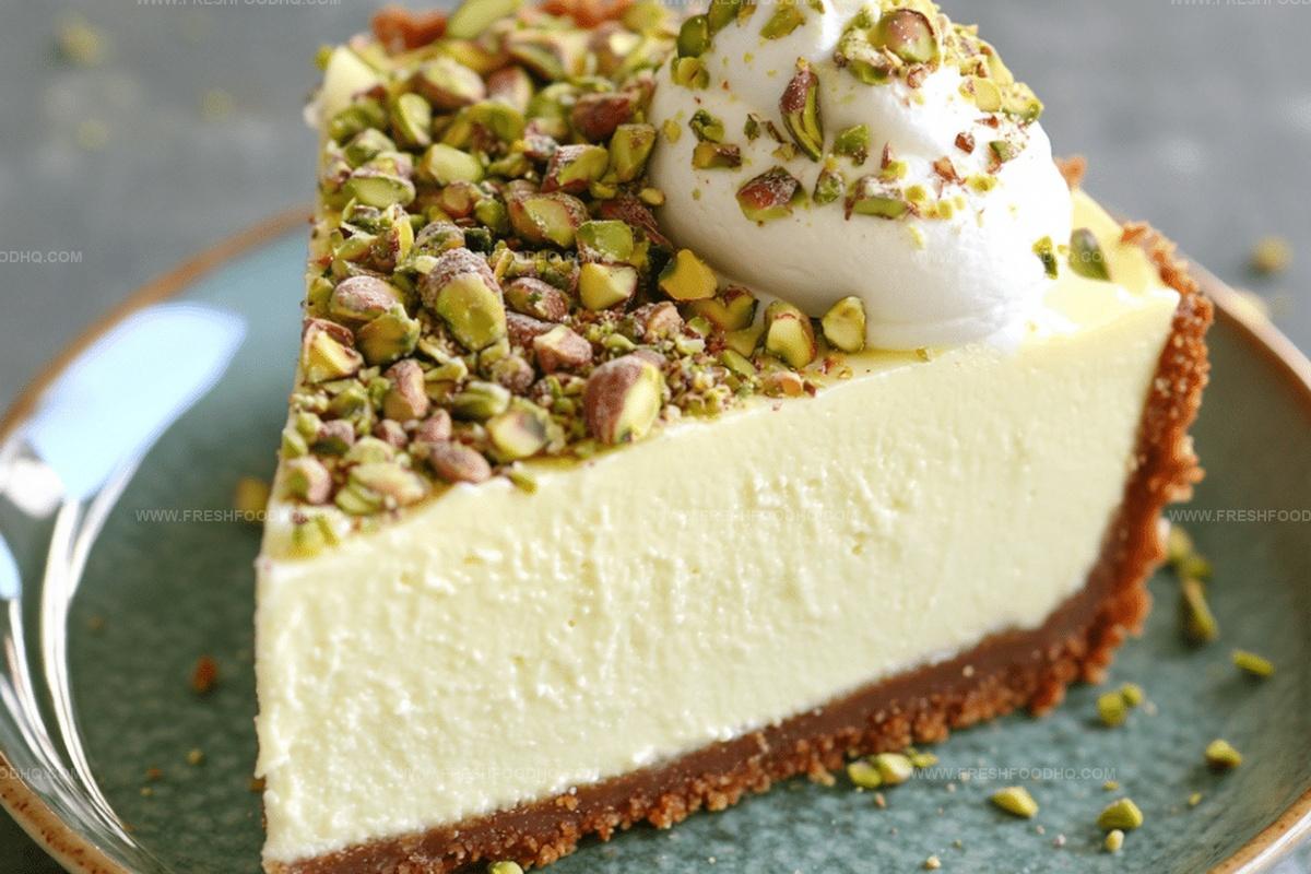 Pistachio Cheesecake Recipe