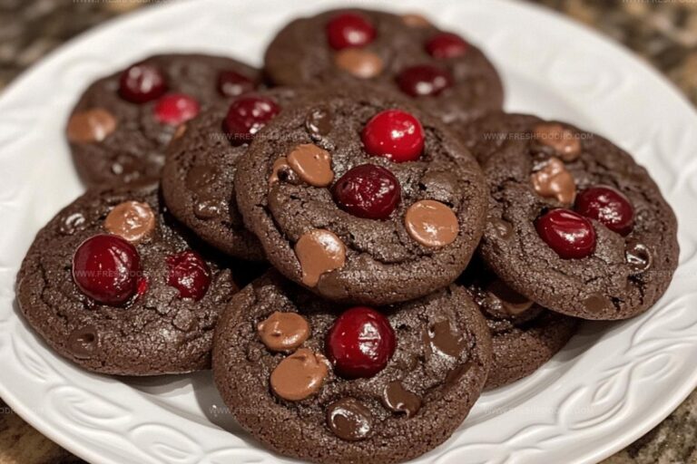 Chocolate Cherry Cookies Recipe