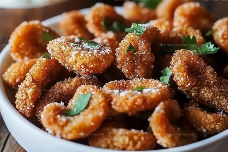 Crispy Fried Mushrooms With Cool Ranch Dip Recipe