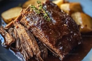 Tender Slow Cooker Pot Roast With Rich Gravy Recipe
