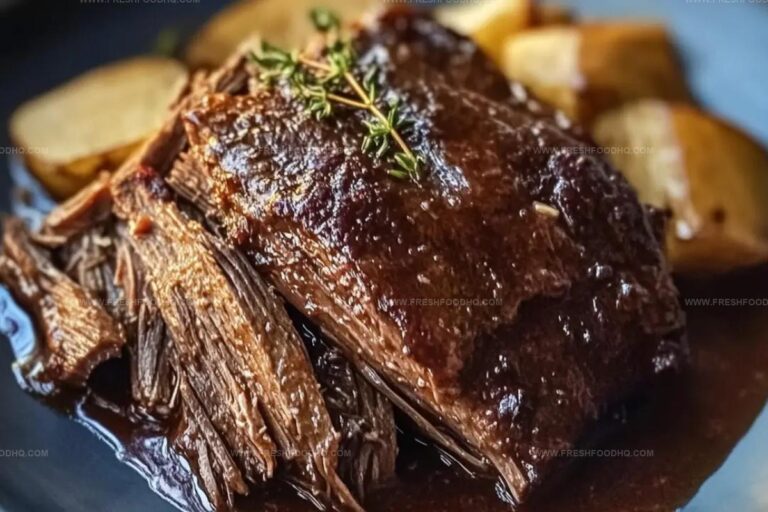 Tender Slow Cooker Pot Roast With Rich Gravy Recipe
