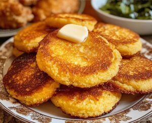 Fried Cornbread Southern Cornmeal Hoecakes Recipe
