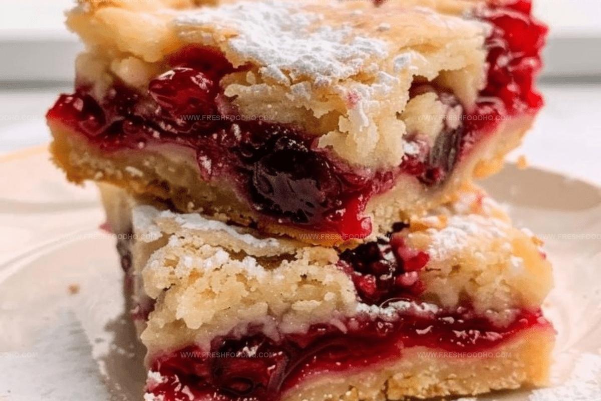 Cherry Pie Bars Recipe