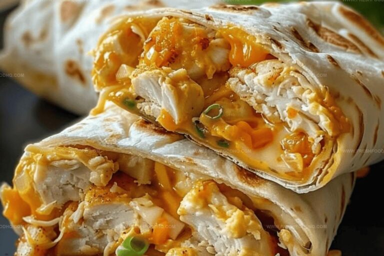 Air Fryer Hot Chicken and Cheese Wraps Recipe