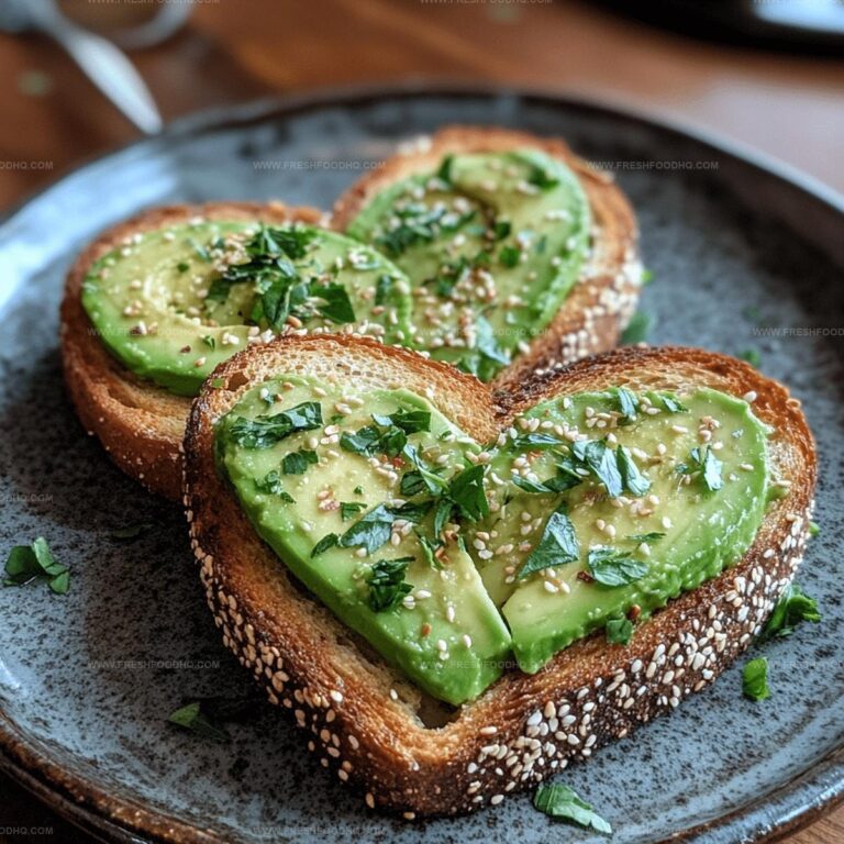 Amorous Avocado Toast Hearts Recipe