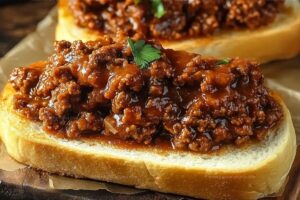 Texas Toast Sloppy Joes Recipe