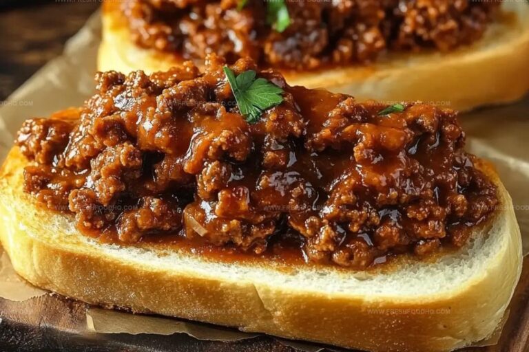Texas Toast Sloppy Joes Recipe