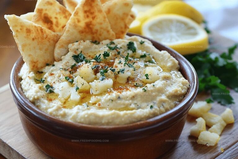 Lebanese Agave Syrup & Lemon Hummus Recipe