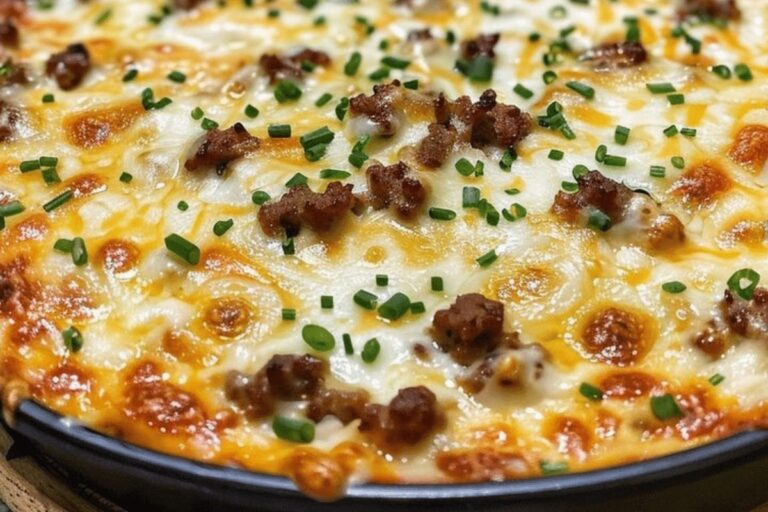 Cheesy Sausage Dip Recipe