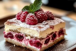 White Chocolate Raspberry Tiramisu Recipe