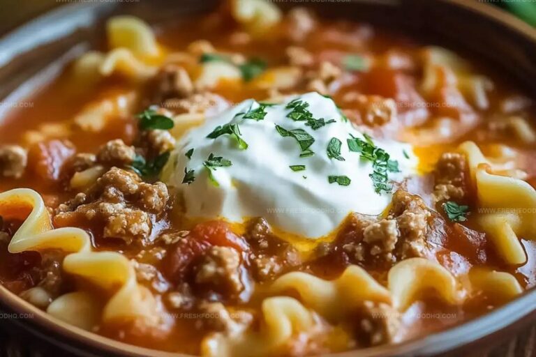 Slow Cooker Lasagna Soup Recipe