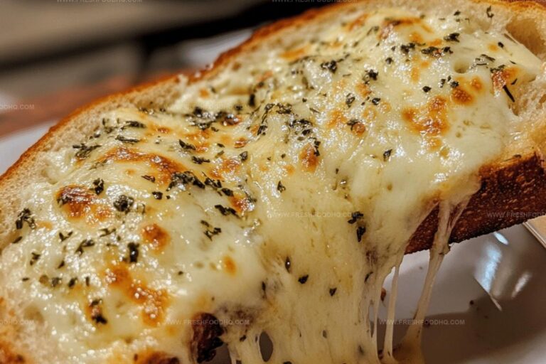 Gooey Garlic Cheese Bread Recipe