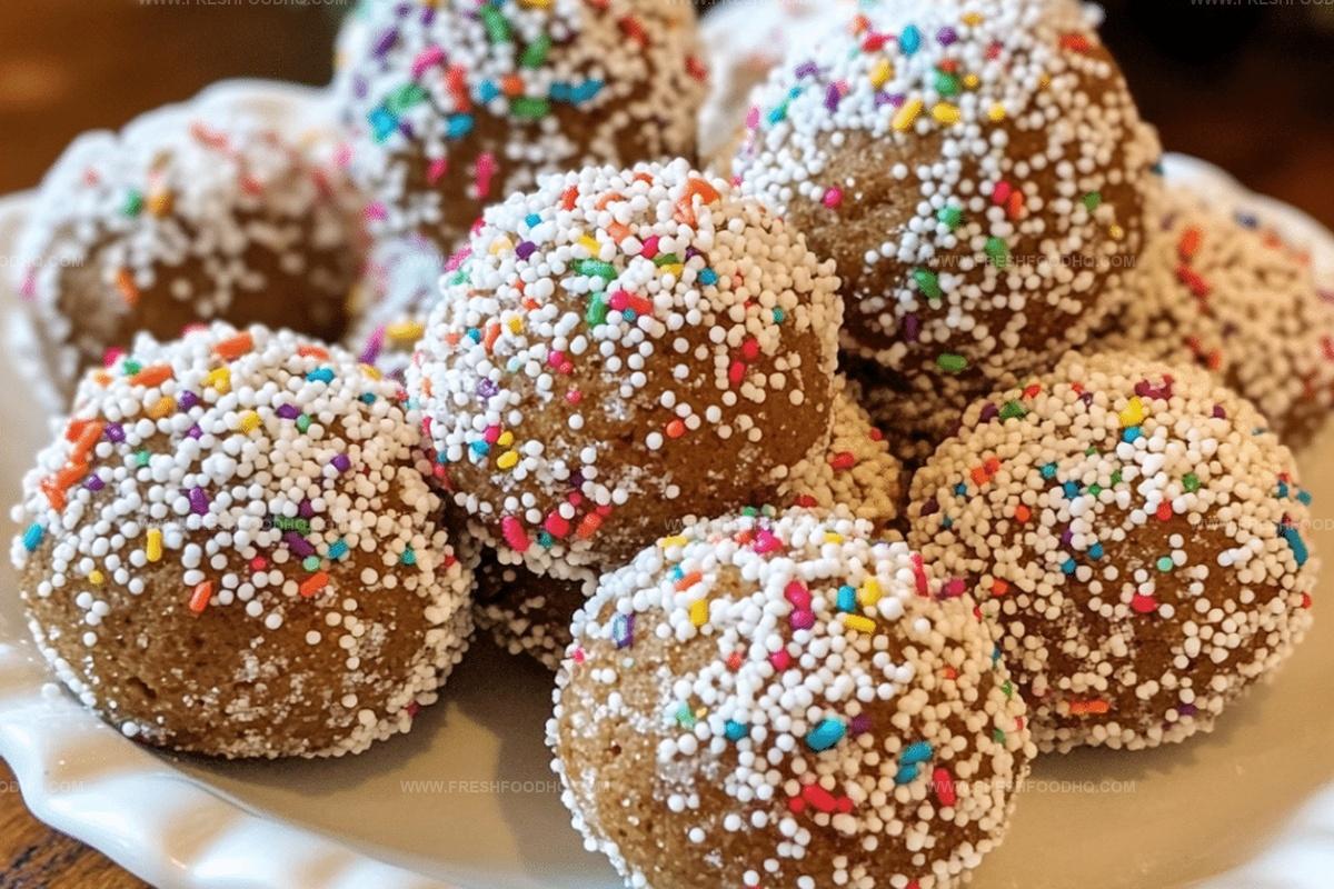 Gingerbread Snowballs Recipe
