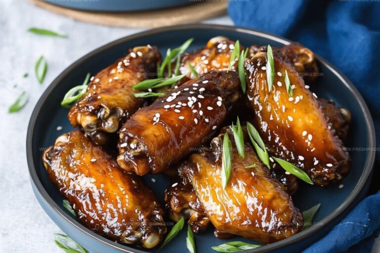 Crispy Baked Asian Sticky Chicken Wings Recipe