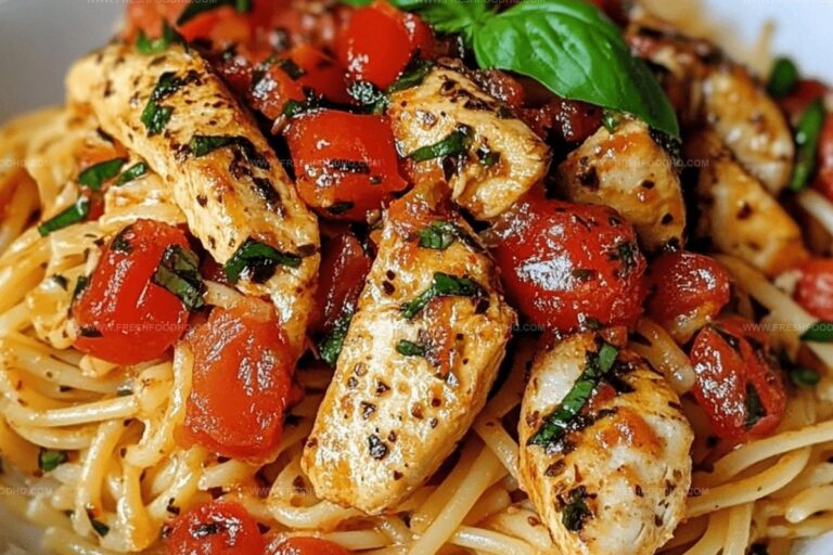 Bruschetta Chicken Pasta Recipe