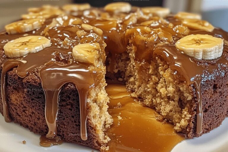 Banana Caramel Cake Recipe