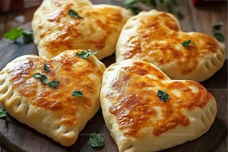 Valentines Day Calzone Hearts Recipe