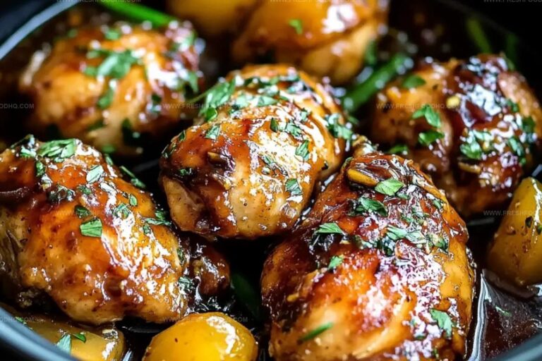 Slow Cooker Honey Garlic Chicken Recipe
